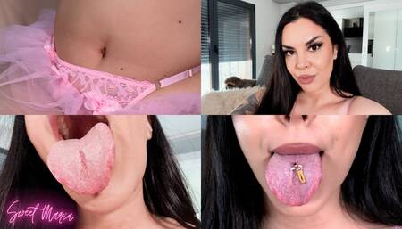 Fuck my belly button before I swallow you! ~ Sweet Maria