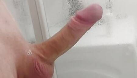 Hot soapy shower with my big dick