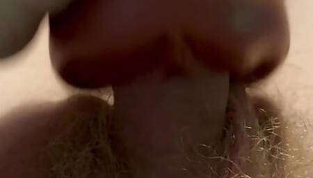 Up close wet and sloppy pussy pocket fuck