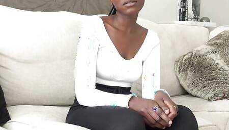 African Casting - Tall Wannabe Lingerie Model Drilled By BWC Agent