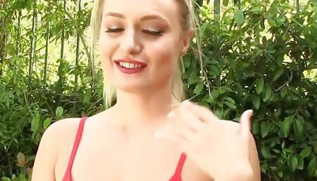 Blonde Beauty Natalia Starr Fucks Her Step Brother Until She Swallows His Cum