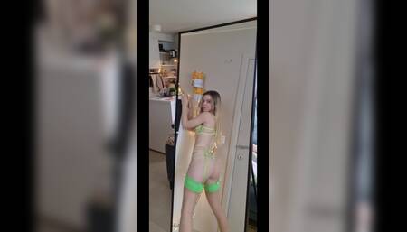 Looking at myself in the mirror