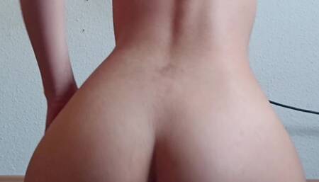 ANAL doggy play ASS bouncing