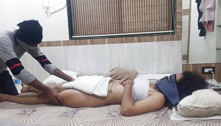 Desi Village Girl Priya at Hotel with Stepbrother