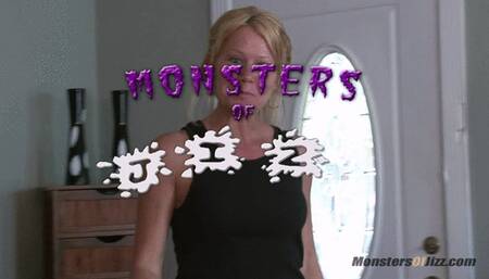 POV Hot Cougar Sucks Cock And Gets A HUGE Cumshot