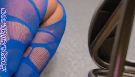 BossyDelilah: Seeking Refuge behind the Toilet