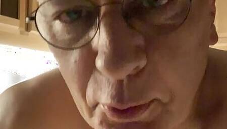 christian loucq exposes his nude body and open ass