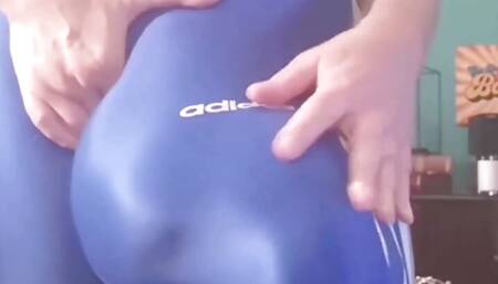 Big Oversized Bulge in Spandex Gear