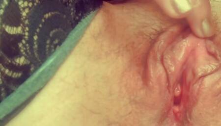 WATCH IT, massive pussy orgasm contraction, that pussy would snap your dick head