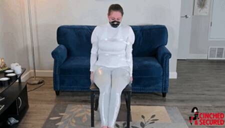Minx Grrl - Multi Layer Chair Mummification and Gag (MP4 Format)
