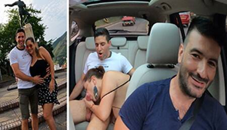 Extreme Car Sex With Big Ass Colombian MILF Picked Up in The Street