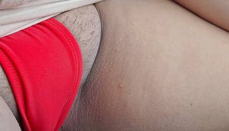 Almost Shows Up My BBW Panties - My Cameltoe Outdoors