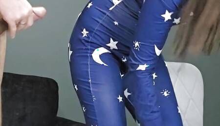 Real amateur my wife surprises me with her new pajamas