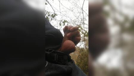 Masturbation in the forest