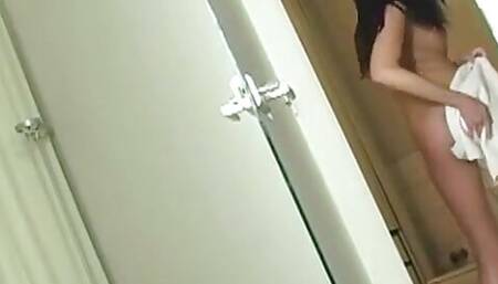 Sexy Girl Have Amazing Anal and Pussy Fuck with Her Massive Lover After Taking a Shower