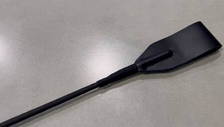 Kahina takes off her new boots and nylon stockings