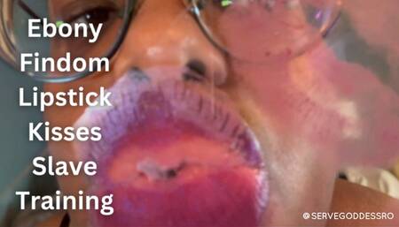 Ebony Findom Lipstick Kisses Slave Training - Royal Ro hd mp4 1080p
