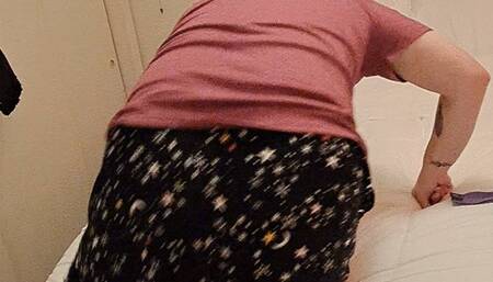 Stretching before bedtime