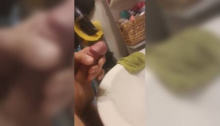 I'm touching my in the bathroom