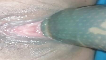 I USED A BBC DILDO TO HER AND SHE LOVE IT SHE MOAN LOUD SQUIRTED SO MUCH MUST WATCH