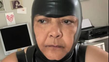 Latex Housewife Sucks Dick for Half an Hour