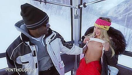 An Interracial Mountain Affair With Katrin Tequila