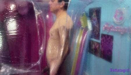 Sailor Saturn Finds Man In Inflatable Stasis Tube