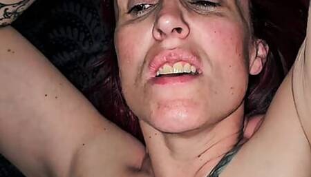 Late night naked bareback fuck to suck to massive creampie