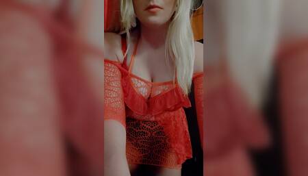 The lady in red!❤️ Is..... with me????