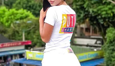 Puti Shorts - Hot Amateur Latina Mami Sits On My Huge Dick CFNM