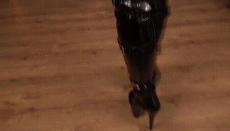 Piercing in cling film