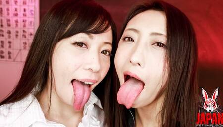 Sensual Lesbian Teachers: Hana & Yuri's Intimate Kiss (Part 1-2)