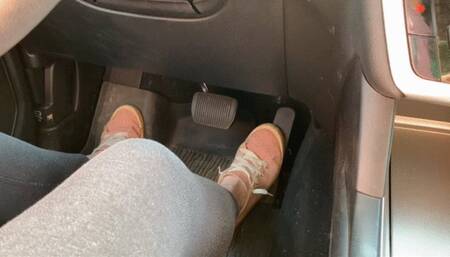 A Saturday out, teasing you in my stinky old shoes (shoes are available)