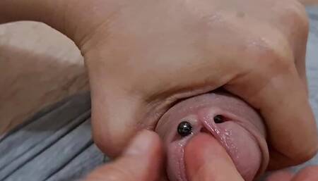 Blowjob Handjob Footjob Finger in Urethra BDSM Cock Torture by Wife