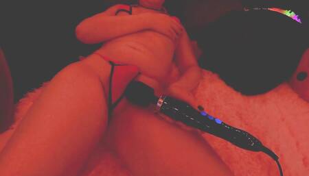 Trans Camgirl Stripping, Teasing and Cumming