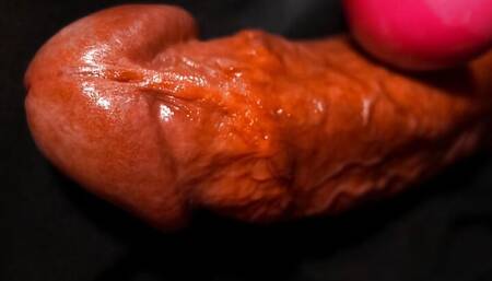 Close Up Vibration for the Dick and Huge Cumshot