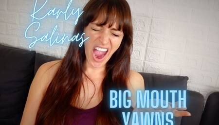 Karly Salinas Big Mouth Yawns HD 1080p MP4