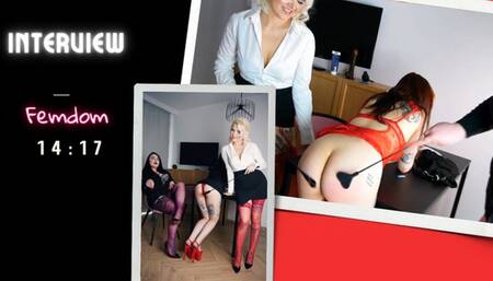 Interview for a job Strapon, domination, Anal