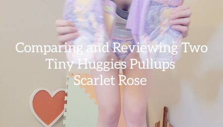 Comparing and Reviewing Two Tiny Huggies Pullups