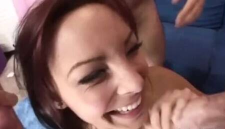 Gorgeous Danni Cole's deep throat dirt