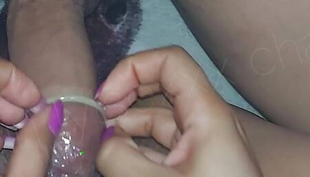 My cheating neighbor gets bored of the condom and asks me to take it off and make her anal as well