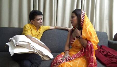 A Mature Brother in Law Came to the House of a Lonely House Wife and Fuck Her, Full Hinidi Audio, Tina and Gaur