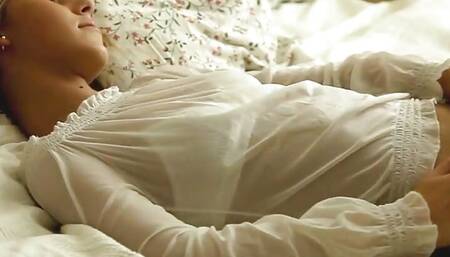 Anjelica in Sheer Pink Panties