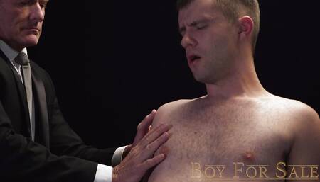 BoyForSale - Bastian Karim's tight hole spread open by Legrand Wolf