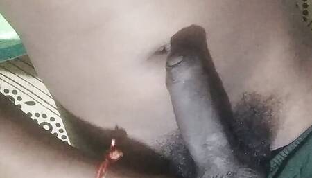 Big dick men playing with his big tool