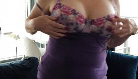 61-year-old redheaded mom/granny/slut Brie and her hairy