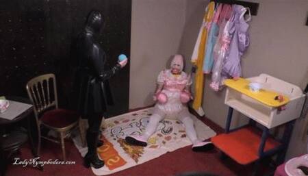 Lady Nymphodora - Sissy Training - Crawl to the ball HD