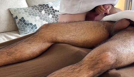 Curious hung guy seduces masseur during massage.
