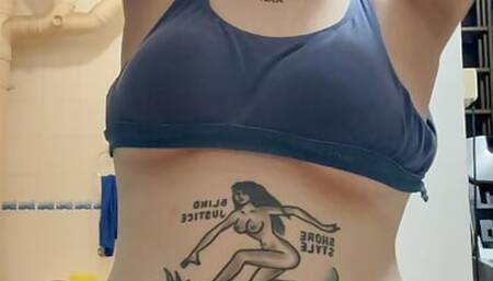 Chubby asian woman