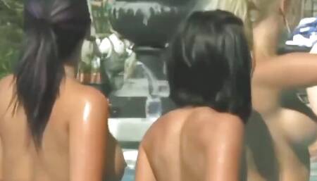 8teenhub - Cute Angie, Jamie James, Melissa Doll and Kelly Summer Are Lesbians That Love Eating Pussy and Fucking